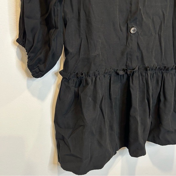 Zara Girl’s Shirt Dress Black - Picture 3 of 8